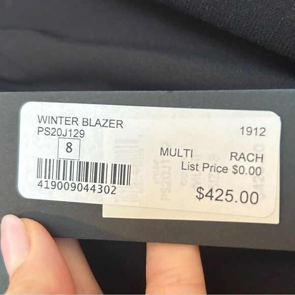 New With Tags!  Rachel Zoe Winter Double breasted blazer - Picture 4 of 9